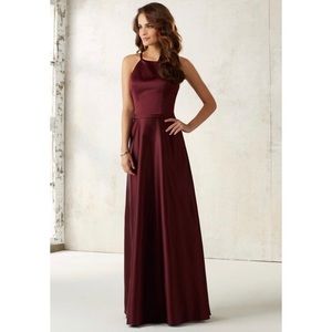 🆕SATIN CHAMPAGNE BRIDESMAID DRESS